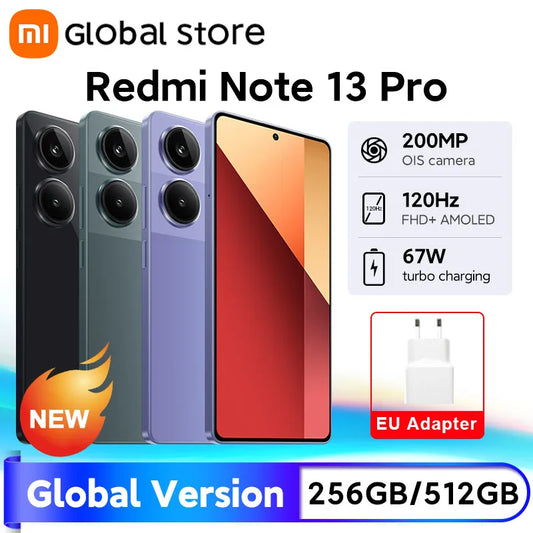 New Global Version Xiaomi Redmi Note 13 Pro 4G Smartphone