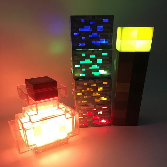 Minecraft Brownstone Flashlight LED Night Light